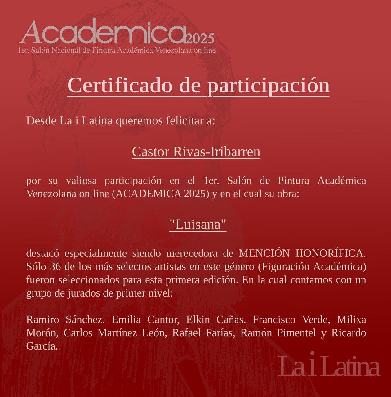 Certificado ACADÉMICA 2025